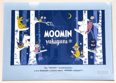 MOOMIN yukiguniクリアファイル<白樺>
