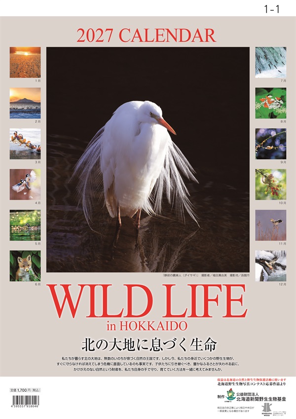 オリジナルカレンダー「WILD LIFE」